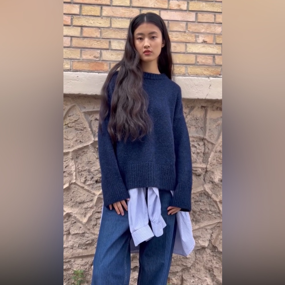 Surprise Paris Alice Sweater, Navy, T3 (38/40)